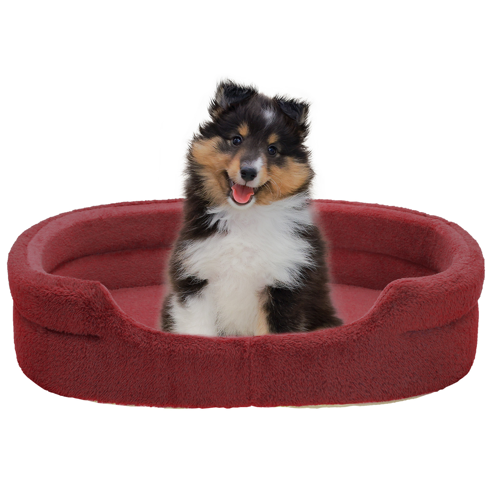＊新品未使用＊ Mサイズ 犬と生活 カドラー 赤チェック 洗えるペット用 ベッド Pet Style 猫 ベッド ペットベッド 犬 冬 秋 マット カドラー 洗える