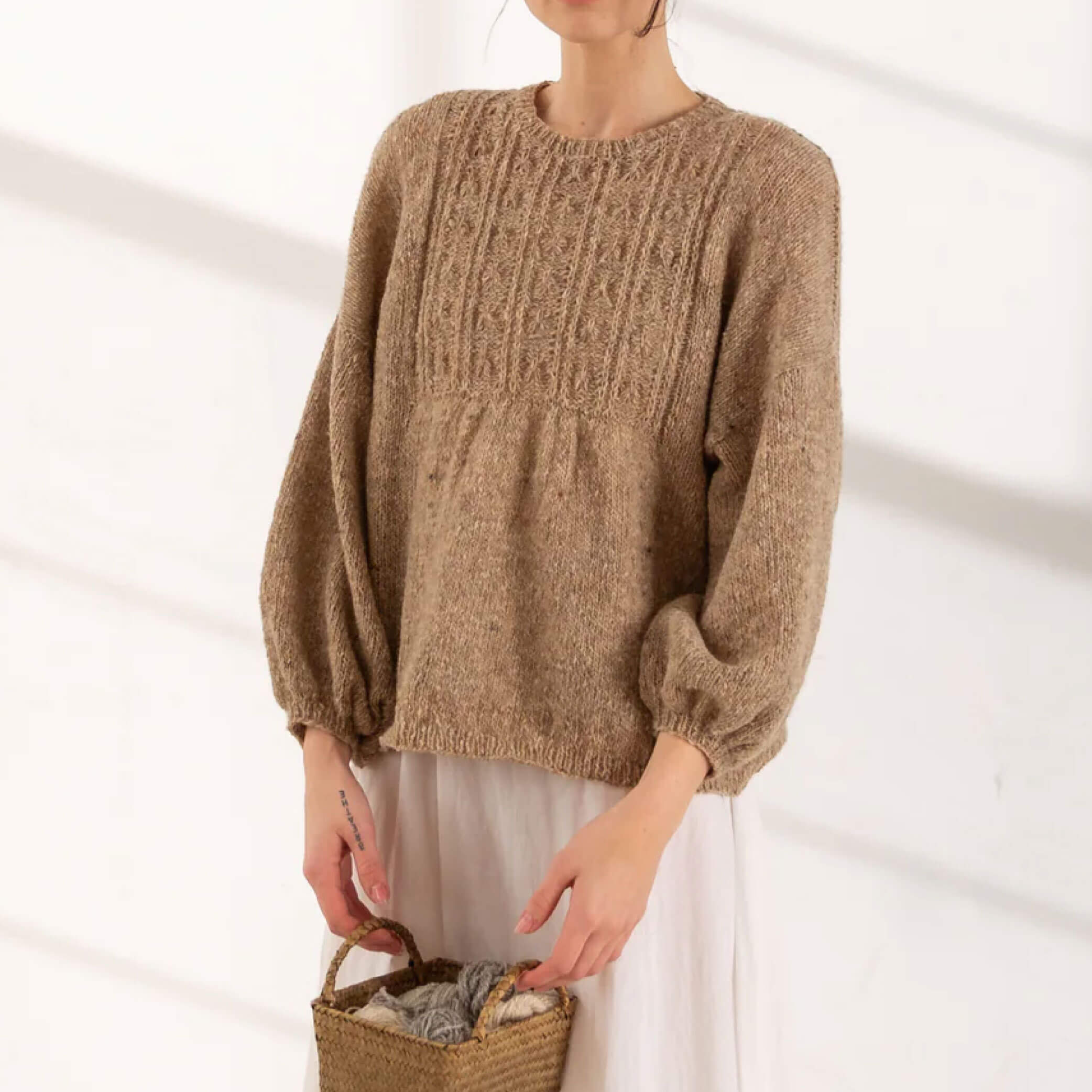 HONEYSUCKLE セーター レシピ【Owlet】【Quince&Co】【seeknit】【編み図】【パターン】【セーター】【チュニック】☆レシピ｜syugei｜03