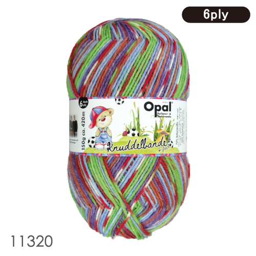 ［8色セット］Opal Knuddelbande 6ply（クヌーデルバンド）11320 11321 11322 11323 11324 11325 11326 11327｜syugei｜03