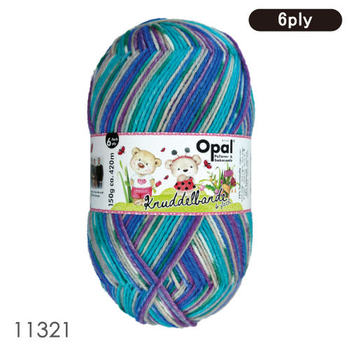 ［8色セット］Opal Knuddelbande 6ply（クヌーデルバンド）11320 11321 11322 11323 11324 11325 11326 11327｜syugei｜05