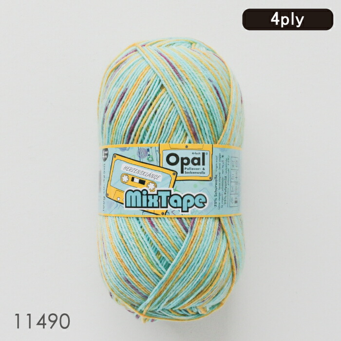 8色セット］Opal Mixtape 4ply（ミックステープ）11490 11491 11492