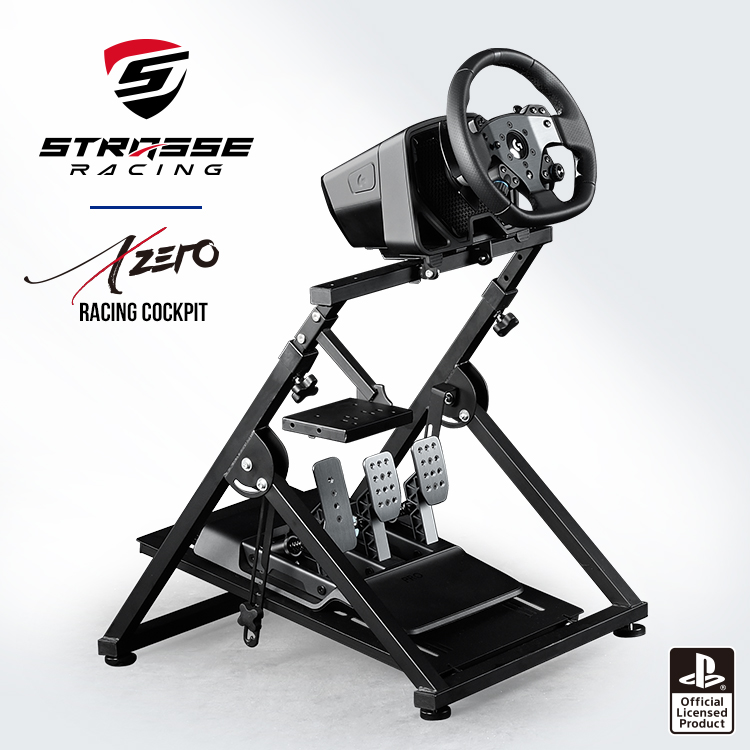 STRASSE ハンコンスタンド 折りたたみ コンパクト 高剛性 レーシングコックピット XZERO クロスゼロ G29 T300 FANATEC  SIMAGIC-costick公式｜株式会社コスティック