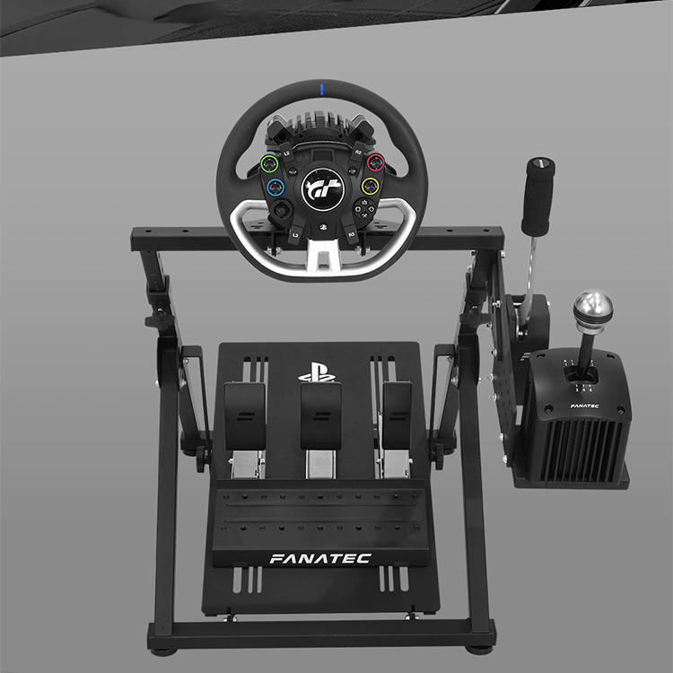 STRASSE XZERO用シフターオプション FANATEC ハンドブレーキ台 【縦置きタイプ】サイドブレーキ台 シフターも取付可能