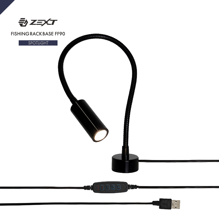 ZEXT フィッシングラック用 [照明器具 デスクライト LED 明るさ調整 10