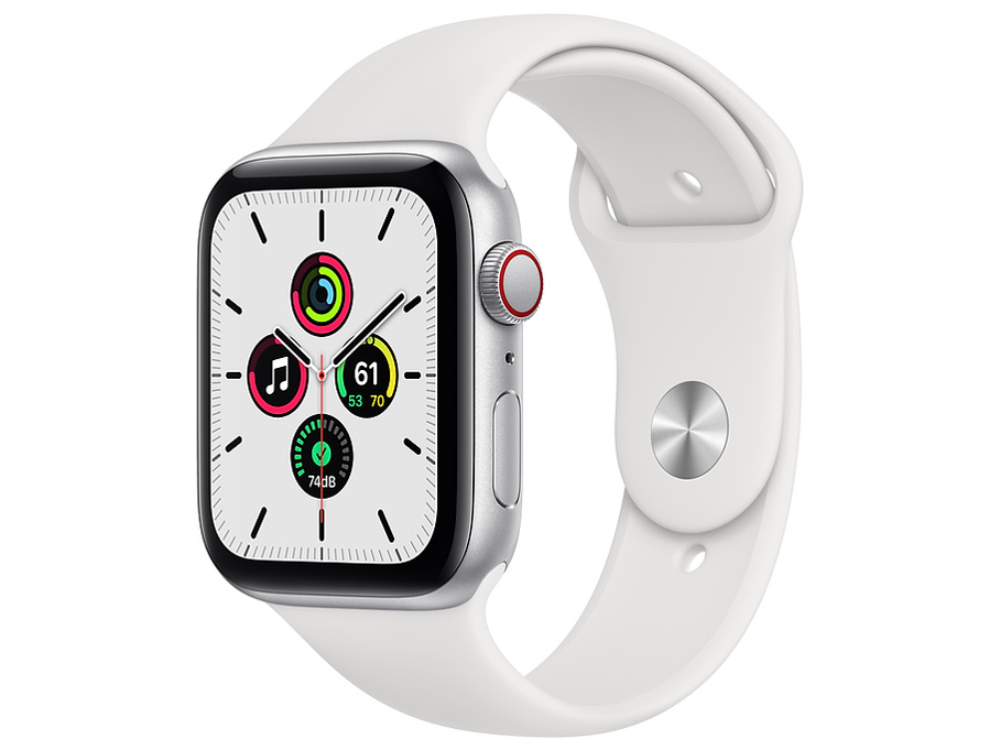 Apple Watch SE GPS+Cellularモデル 44mm MYEV2J/A [ホワイトスポーツバンド] 即納OK｜syunkenya