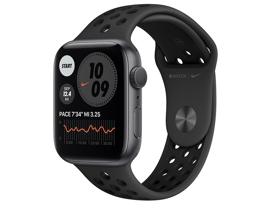 Apple Watch Nike Series 6 GPSモデル 44mm MG173J/A [アンスラサイト/ブラックNikeスポーツバンド] 即納OK