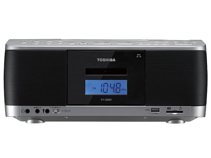 TOSHIBA CDラジオカセットレコーダー TY CDX91 シルバー 即納OK :4560158875630:俊賢屋