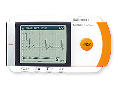 OMRON 携帯型心電計 HCG-801 即納OK