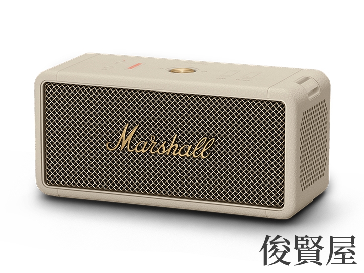 Marshall ポータブル ワイヤレススピーカー Middleton [Cream] 即納OK :7340055391979:俊賢屋