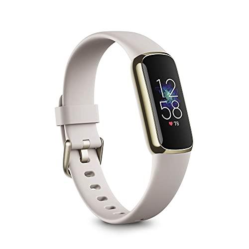 Fitbit Luxe FB422GLWT-FRCJK [ルナホワイト/ソフトゴールド] 活動量計 心拍数 フィットネストラッカー 即納OK