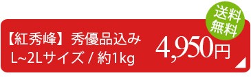 訳あり さくらんぼ 紅秀峰 1kg (秀・優品込みL-2Lサイズ) 送料無料