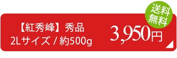 訳あり さくらんぼ 紅秀峰 500g (秀品・2Lサイズ) 