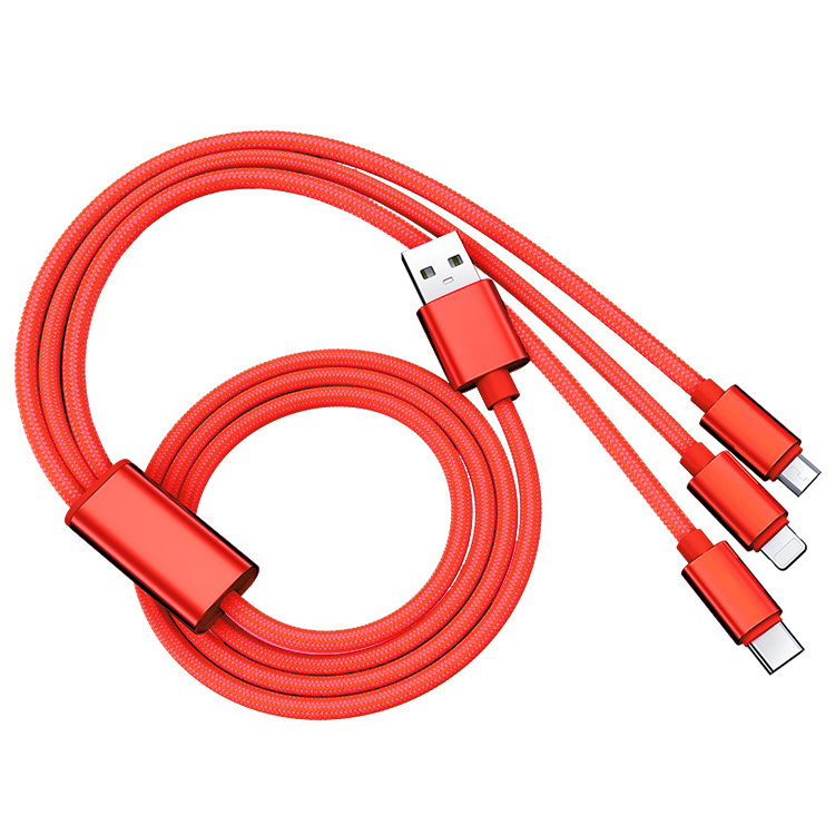 3in1 充電ケーブル iPhone USBケーブル USB Type-C Android 充電コード