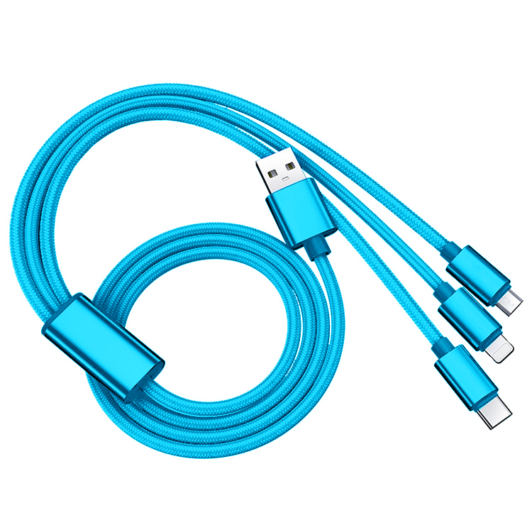 3in1 充電ケーブル iPhone USBケーブル USB Type-C Android 充電コード
