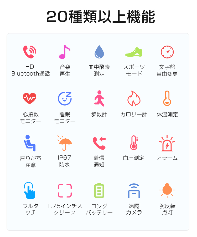 スマートウォッチ bluetooth通話