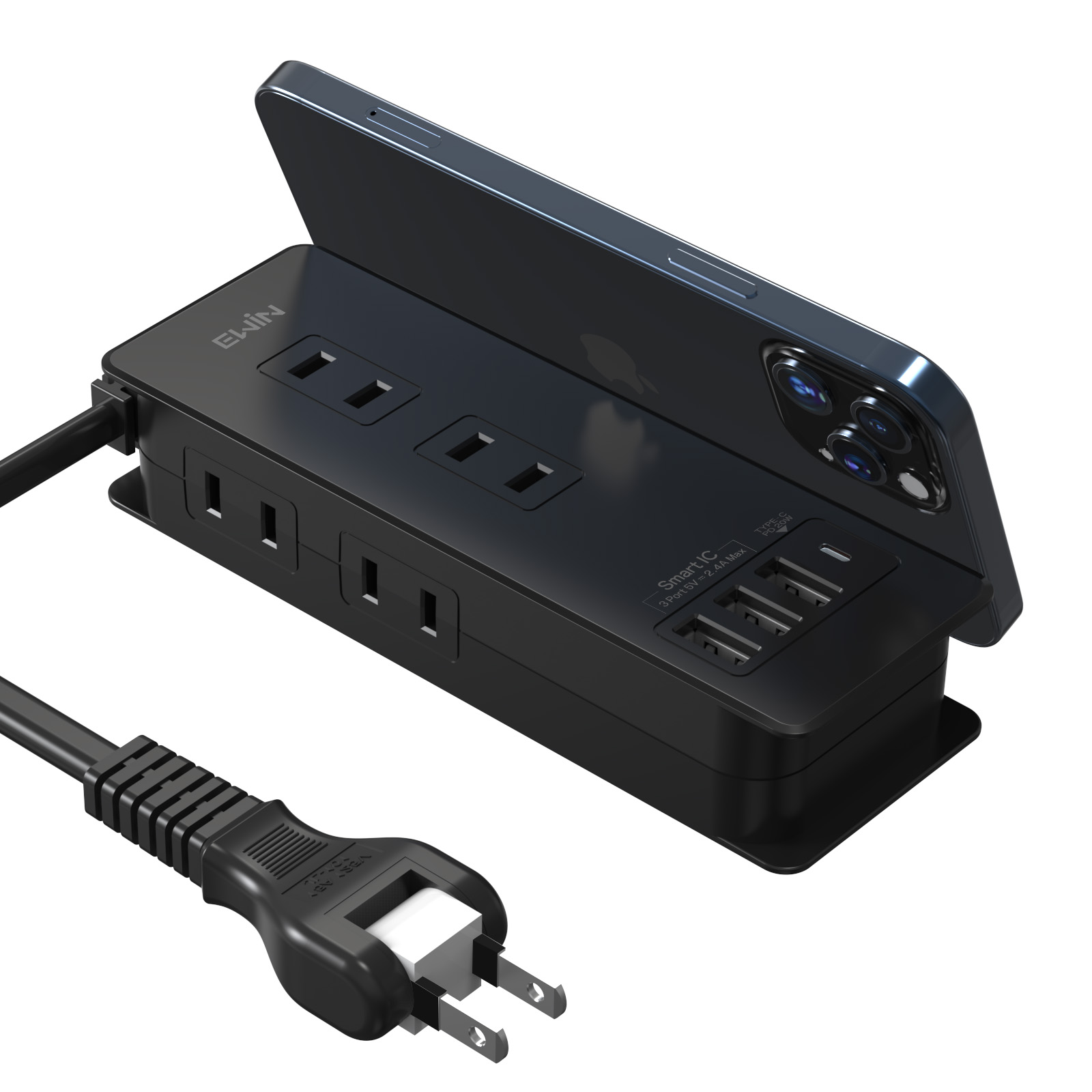 電源タップ USB コンセント 急速充電 PD20W 延長コード1m 4個AC口+3USB充電ポート+1PDポート 8台同時充電 スマホ 充電器 コンセントタップ |  | 01