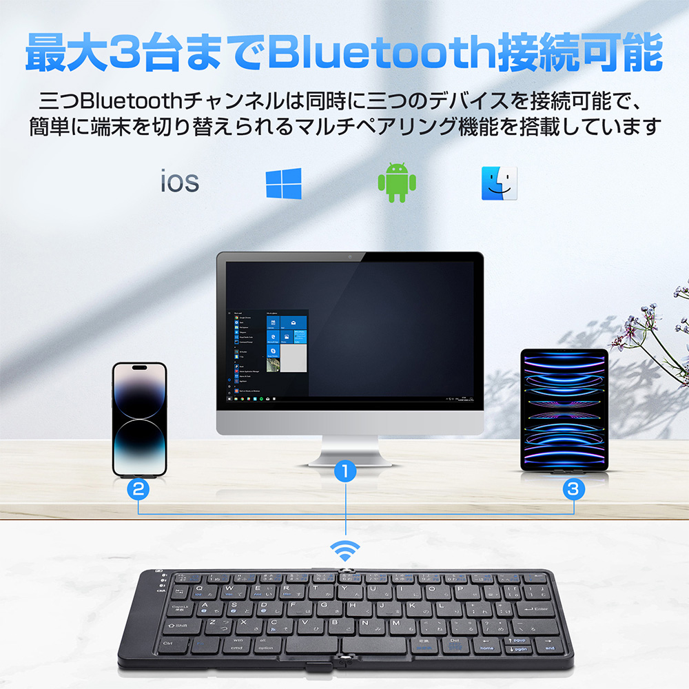 キーボード 折りたたみ