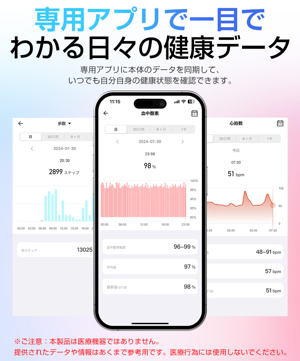 スマートウォッチ 健康管理