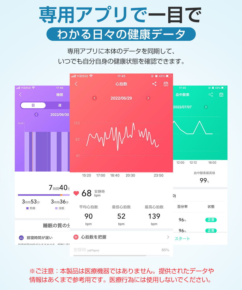 スマートウォッチ 健康管理