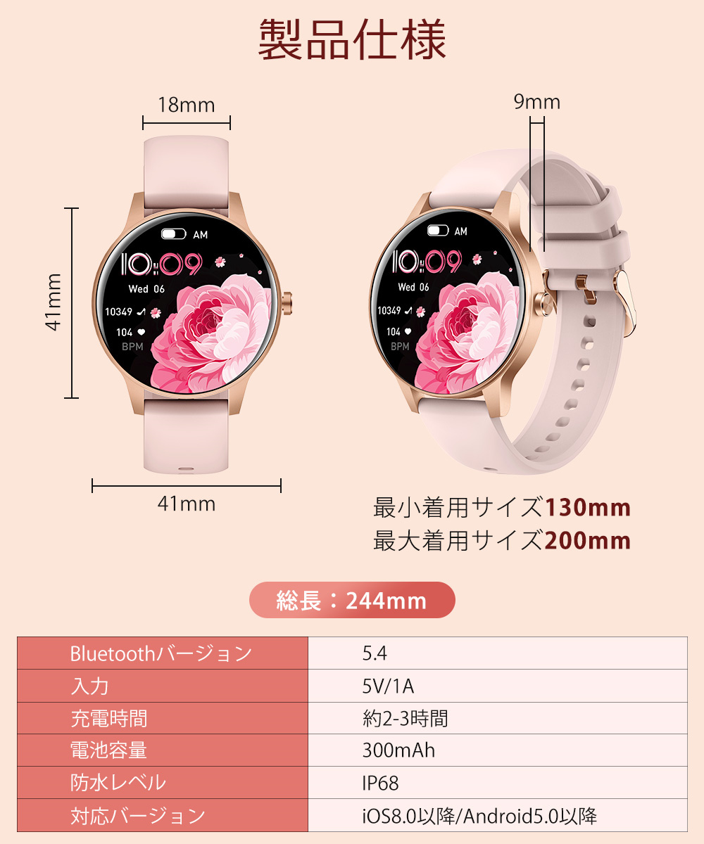 スマートウォッチ 健康管理