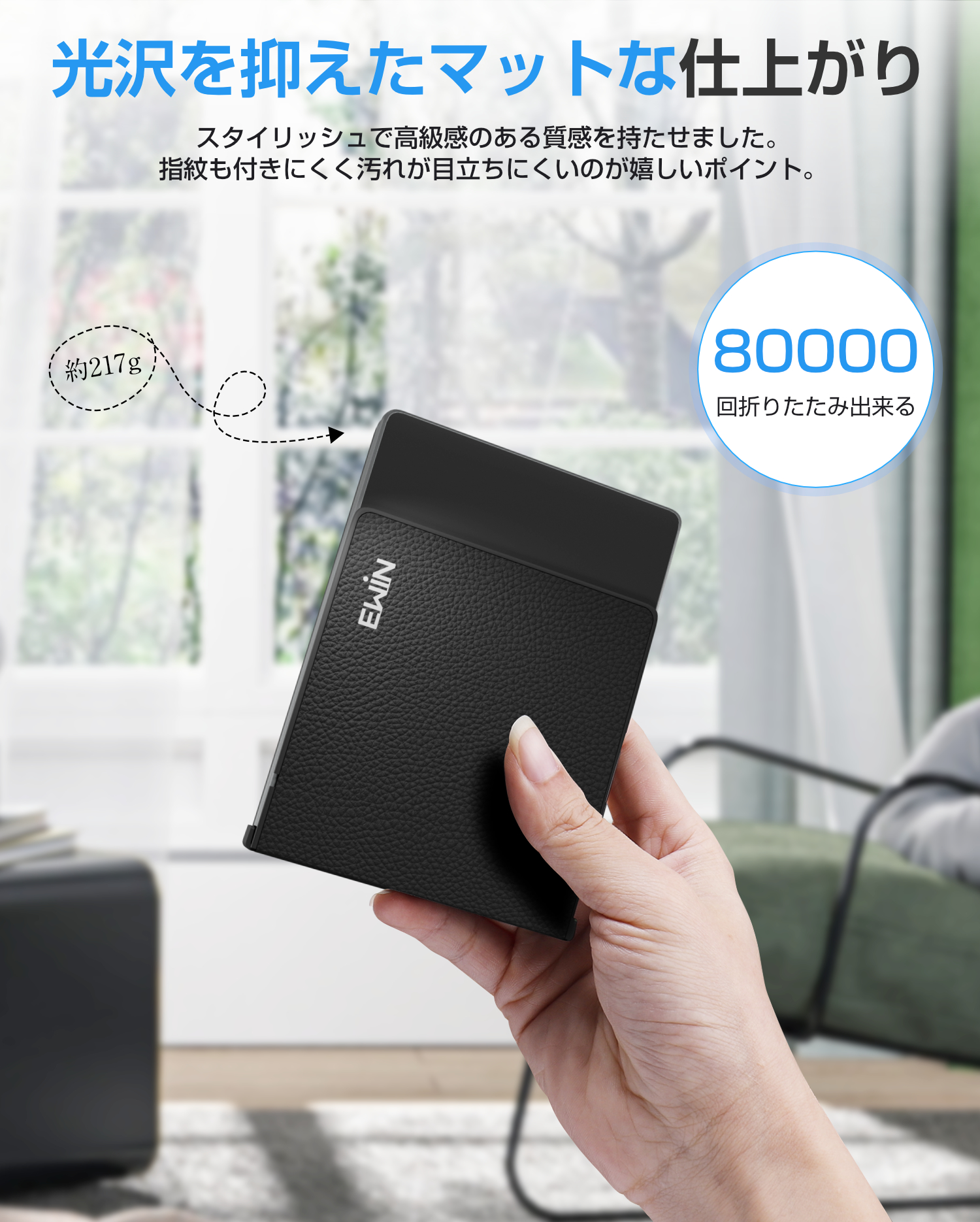 EWIN 折りたたみキーボード Bluetooth 日本語配列 ワイヤレス