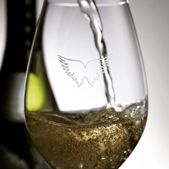 ギフト ワイン エンジェル シャンパン ブラック ANGEL CHAMPAGNE NV Brut Black 白 発泡 750ml 専用ケース入り フランス シャンパーニュ シャンパンの画像