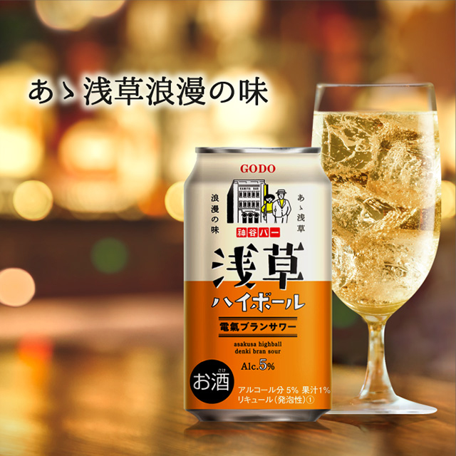 ギフト プレゼント お酒 浅草ハイボール 電氣ブランサワー 缶 350ml 24
