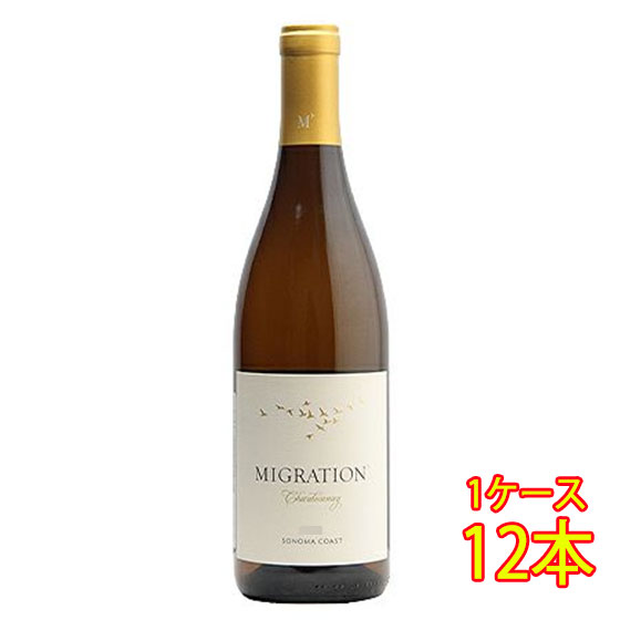 ギフト ワイン マイグレーション シャルドネ ソノマ・コースト / ダックホーン 白 750ml 12本 アメリカ合衆国 ケース販売