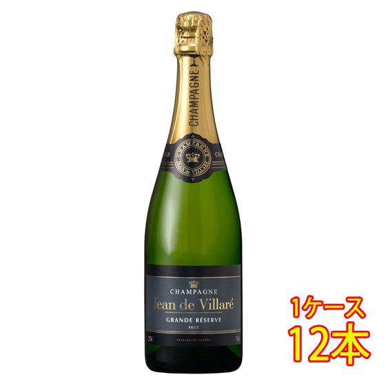 プレゼント ギフト バロン・フエンテ ジャン・ド・ヴィラレ 750ml 12本 フランス シャンパーニュ シャンパン ケース販売 合同酒精株式会社 辛口 スパークリング｜syurakushop