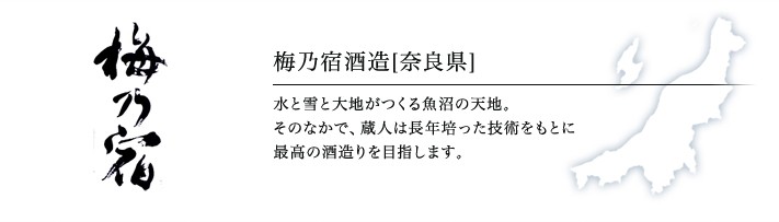     梅乃宿酒造「あらごし梅酒」（奈良）