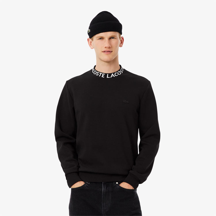 送料無料】 LACOSTE ラコステ ジャカードネックモックネックスウェット