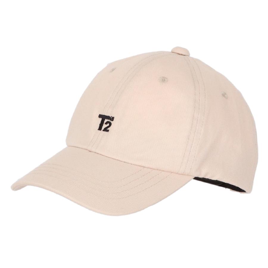 T2 ツイルキャップ キッズ 帽子 サイズ調整 刺繍 ロゴ 紫外線 対策 日よけ 綿100％ コットン ベースボールキャップ ベビー 男の子 女の子 52 54 56 ティーツー