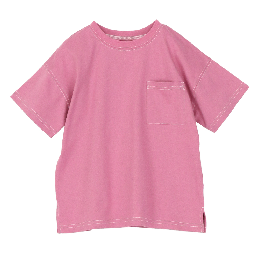 T2 ステッチデザインTシャツ キッズ 半袖 Tシャツ トップス 子供服