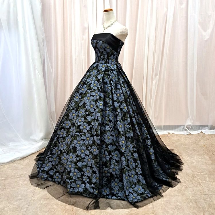 ブラックフライデー新商品 カラードレス 演奏会用ドレス ピアノ