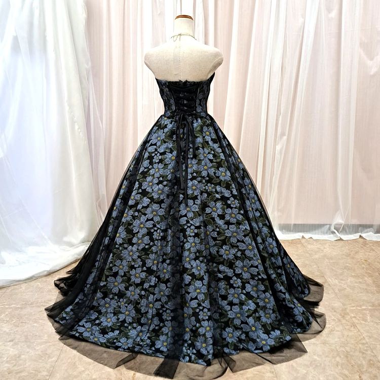 ブラックフライデー新商品 カラードレス 演奏会用ドレス ピアノ