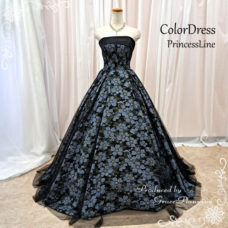 ブラックフライデー新商品 カラードレス 演奏会用ドレス ピアノ