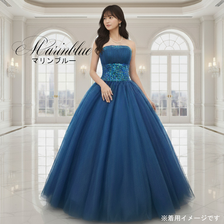 再入荷 カラードレス 緑 青 赤 スパンコール 演奏会ドレス