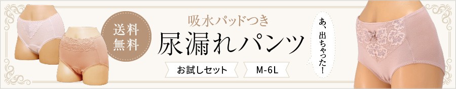 失禁パンツ　女性用　お試しセット