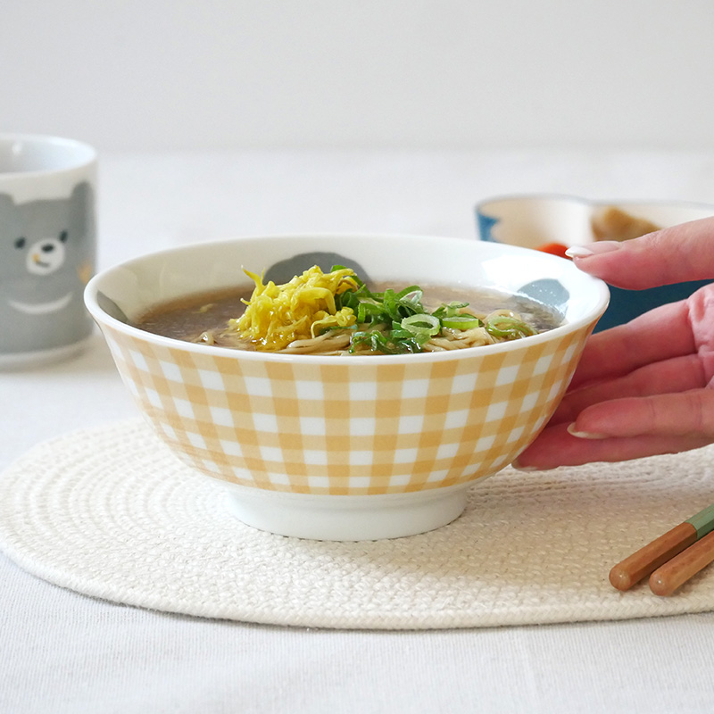 こどもラーメンどんぶり 16cm KIDSアニマル かわいい こども用 こども食器