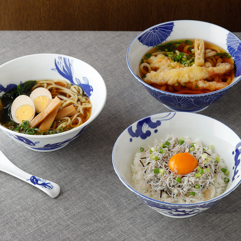 ラーメンどんぶり 19cm Japan Blue 軽量食器