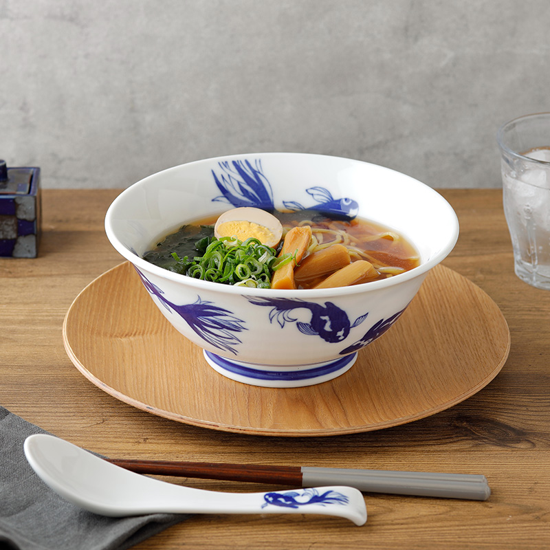 ラーメンどんぶり 19cm Japan Blue 軽量食器