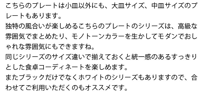 スレート調プレート　小皿