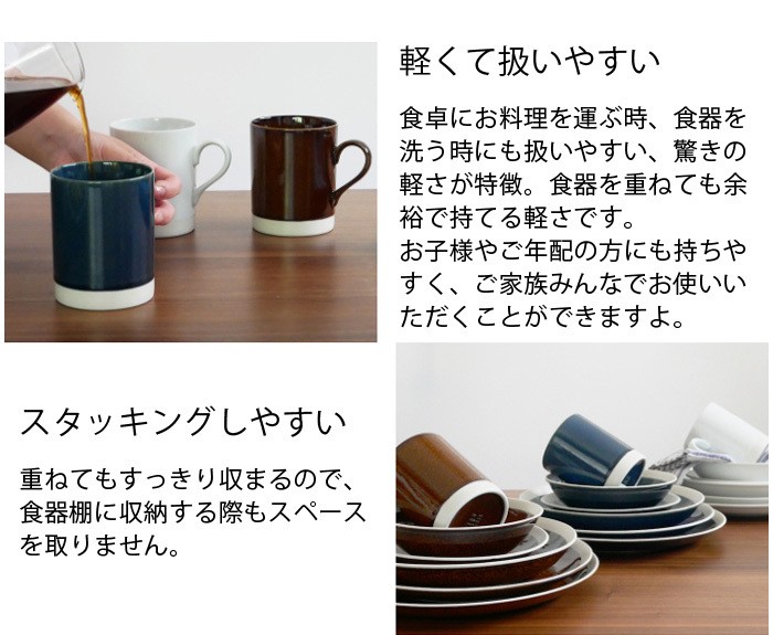 軽量食器マグカップTLP