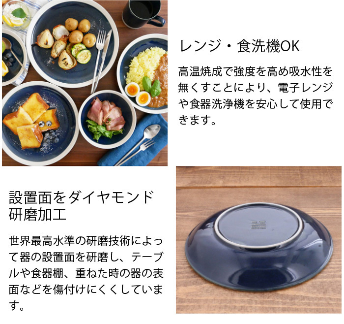 プレート M 24.4cm TLP 軽量食器