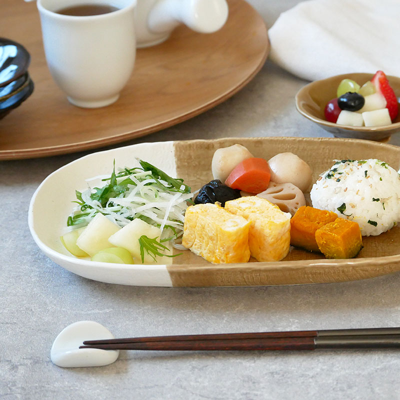 モーニングプレート 27.5cm 日々にちにち 陶器 日本製 美濃焼 プレート お皿 皿 食器 大皿 ディナープレート ワンプレート 盛り皿 パスタ皿 主菜皿 サラダ皿 デザート皿