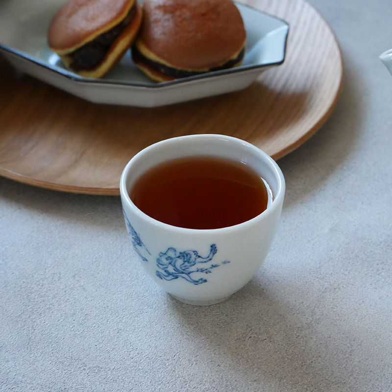 煎茶湯呑 160cc 鳥獣戯画 湯呑み 湯飲み ゆのみ 湯のみ