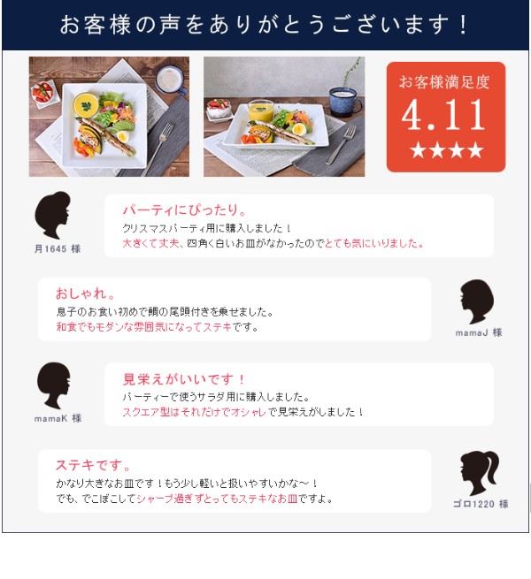 カスタマー評価