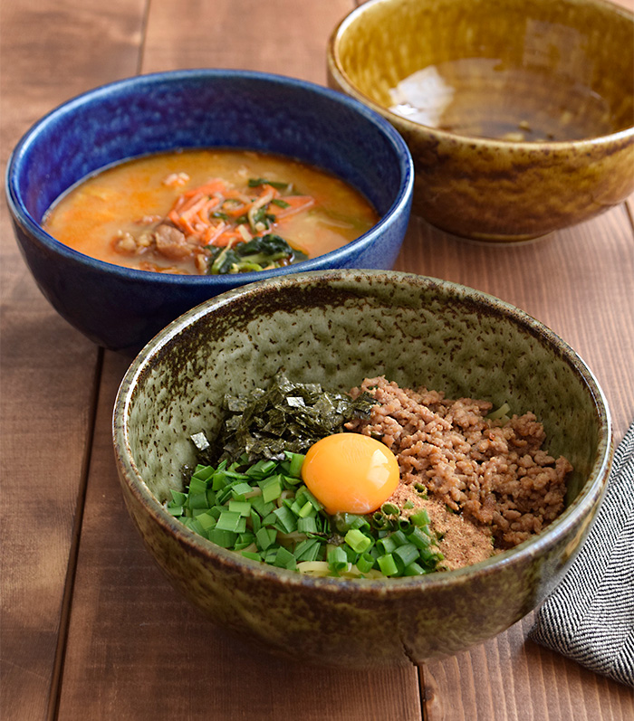 どんぶり（特大） 19cm 窯変イラボ 和食器 伊羅保 丼ぶり 麺鉢