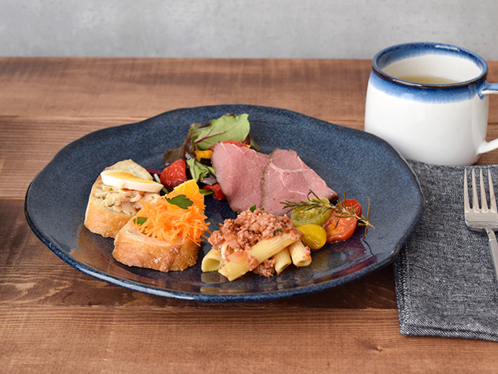 【新品★イベント】NORAs ノラズ like plate 皿 DISH 和食器 大皿 うず型 27.5cm パスタ皿 皿 プレート 食器 主菜皿