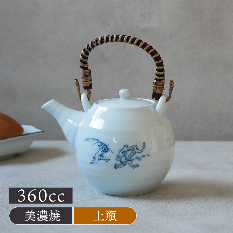 土瓶 500cc 鳥獣戯画 急須 ポット 茶器 ティーポット